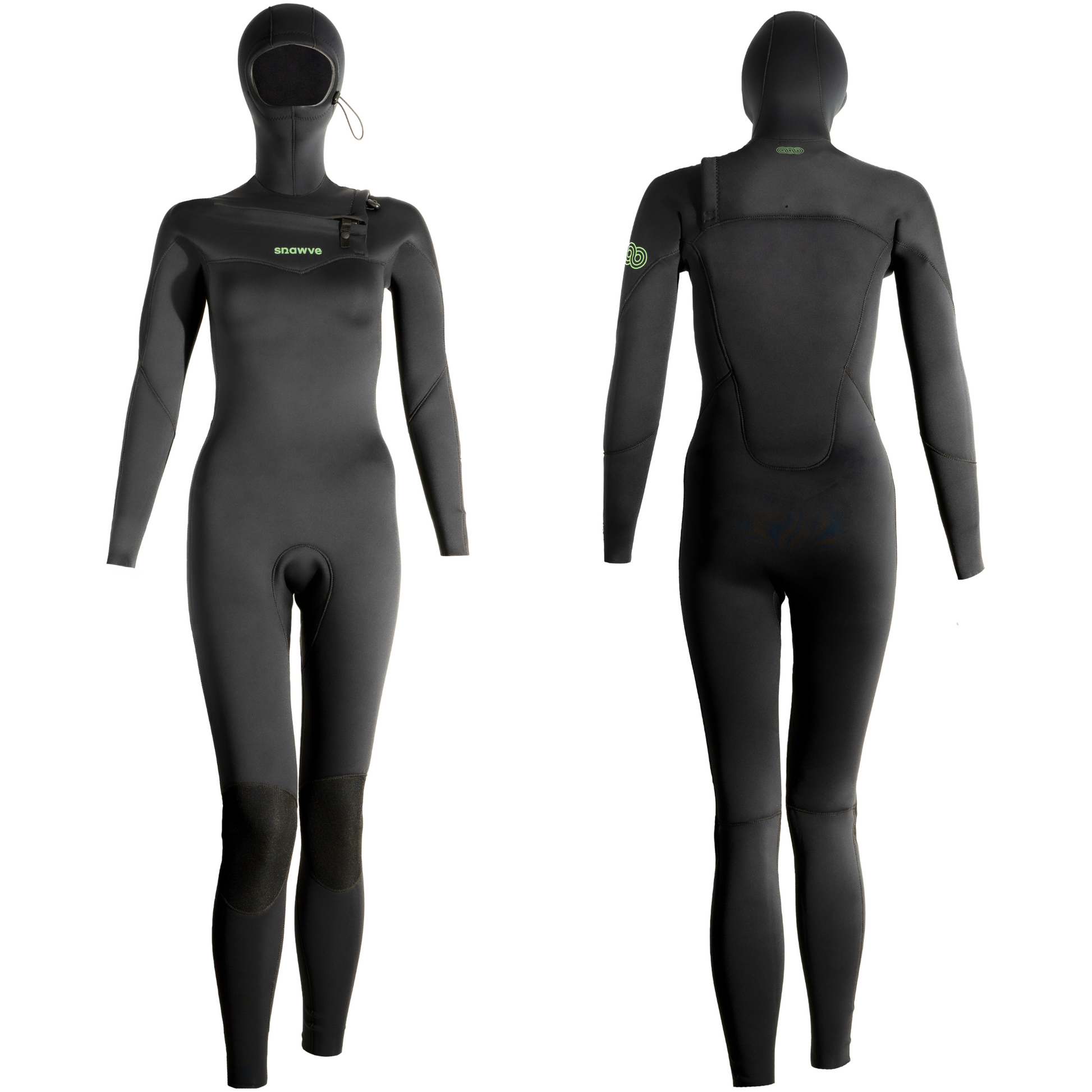 Snawve BIO-Foam 5/4 Damen Wetsuit mit Kapuze und Thermofutter Snawve BIO-Foam 5/4 Damen Wetsuit mit Kapuze und Thermofutter