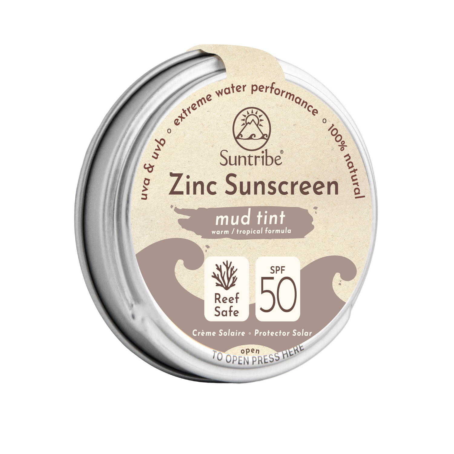 Suntribe Natural Mineral Zinc Sunscreen SPF 30