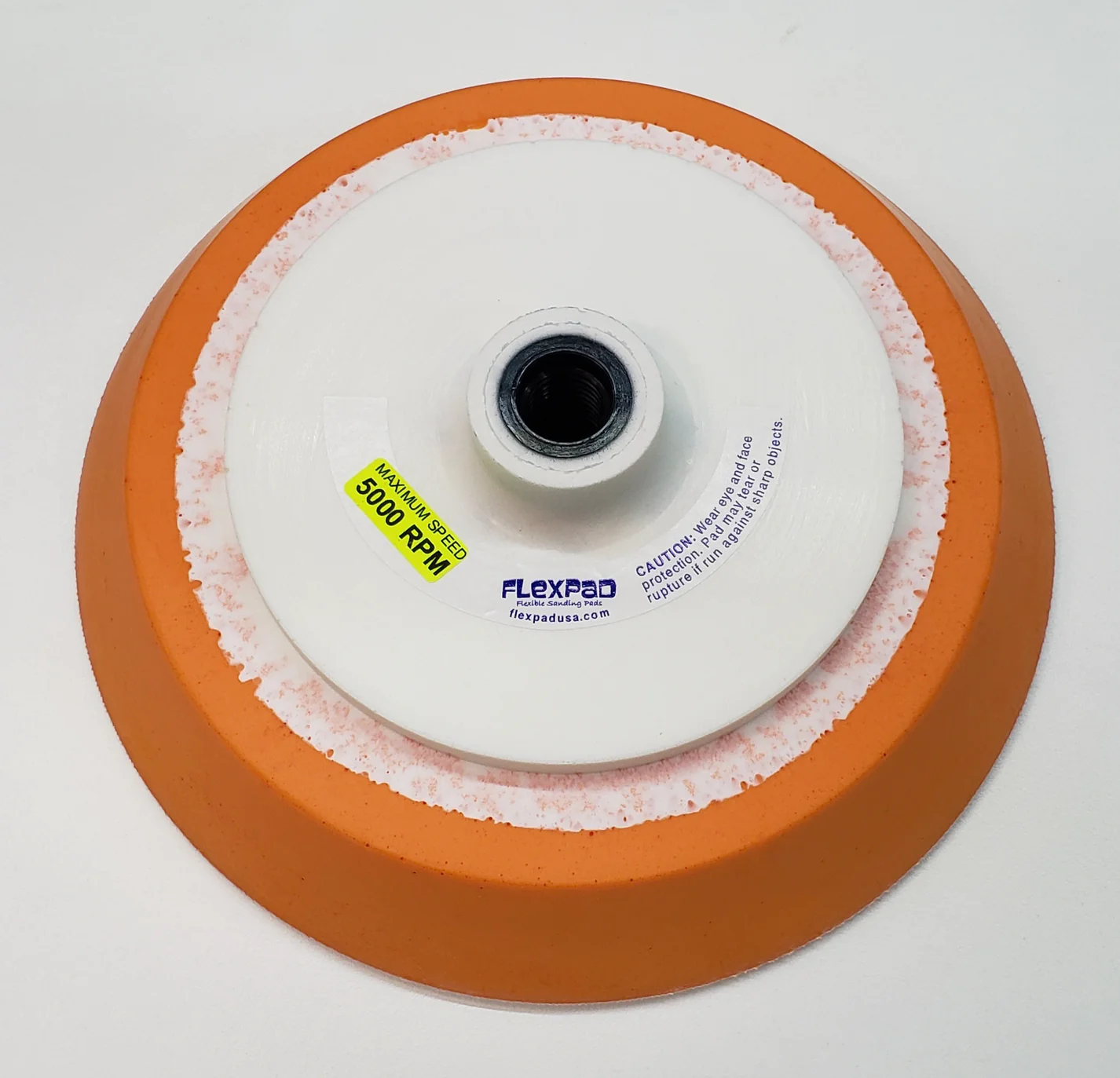 HARD 8"/203mm Sanding Pad - 14mm Hub Cloth Face