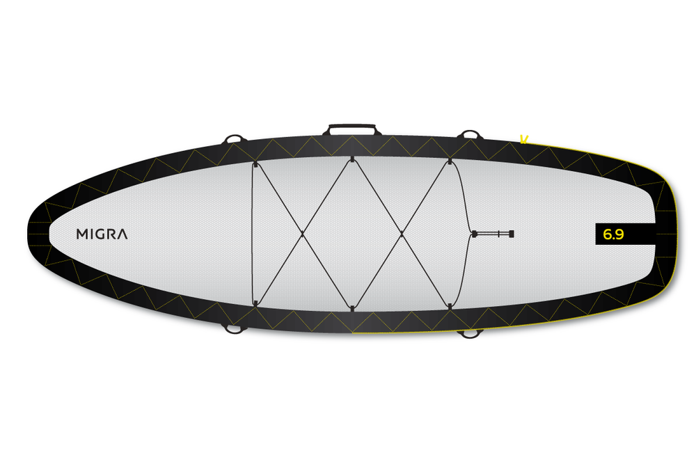 6.9 double surf bag