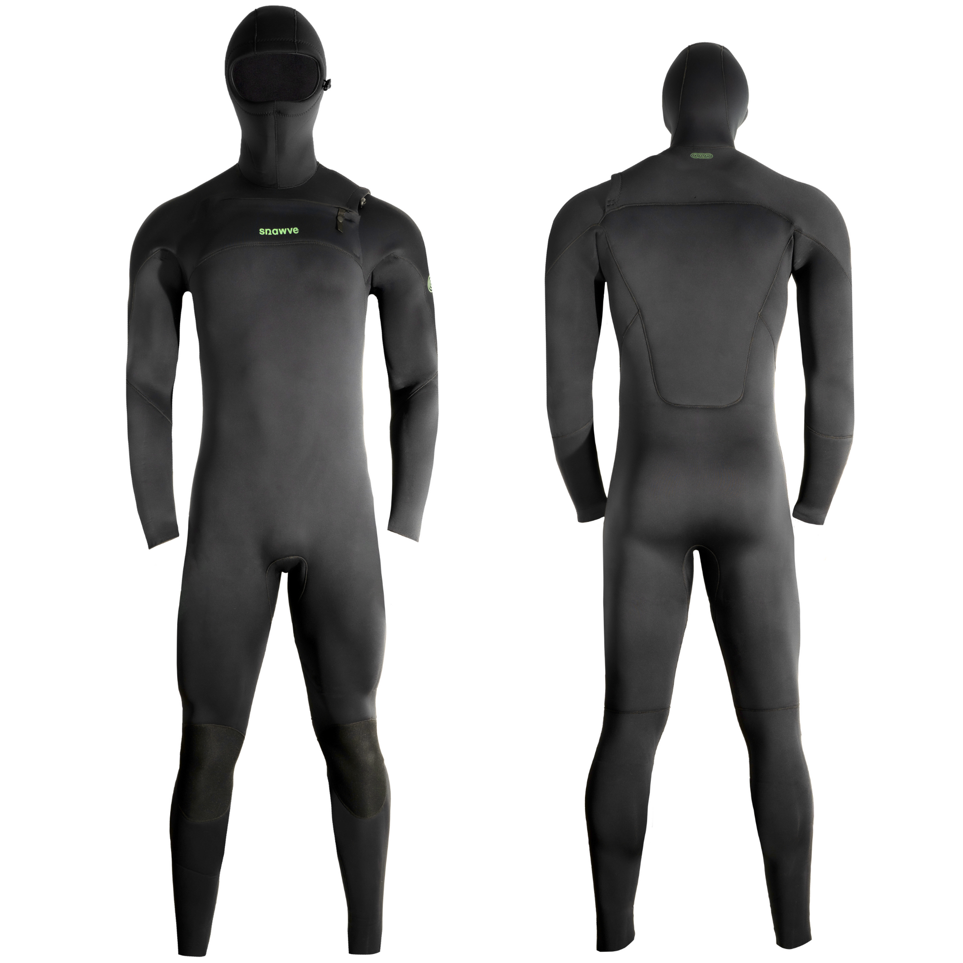 Snawve BIO-Foam 5/4 Herren Wetsuit mit Kapuze und Thermofutter Snawve BIO-Foam 5/4 Herren Wetsuit mit Kapuze und Thermofutter
