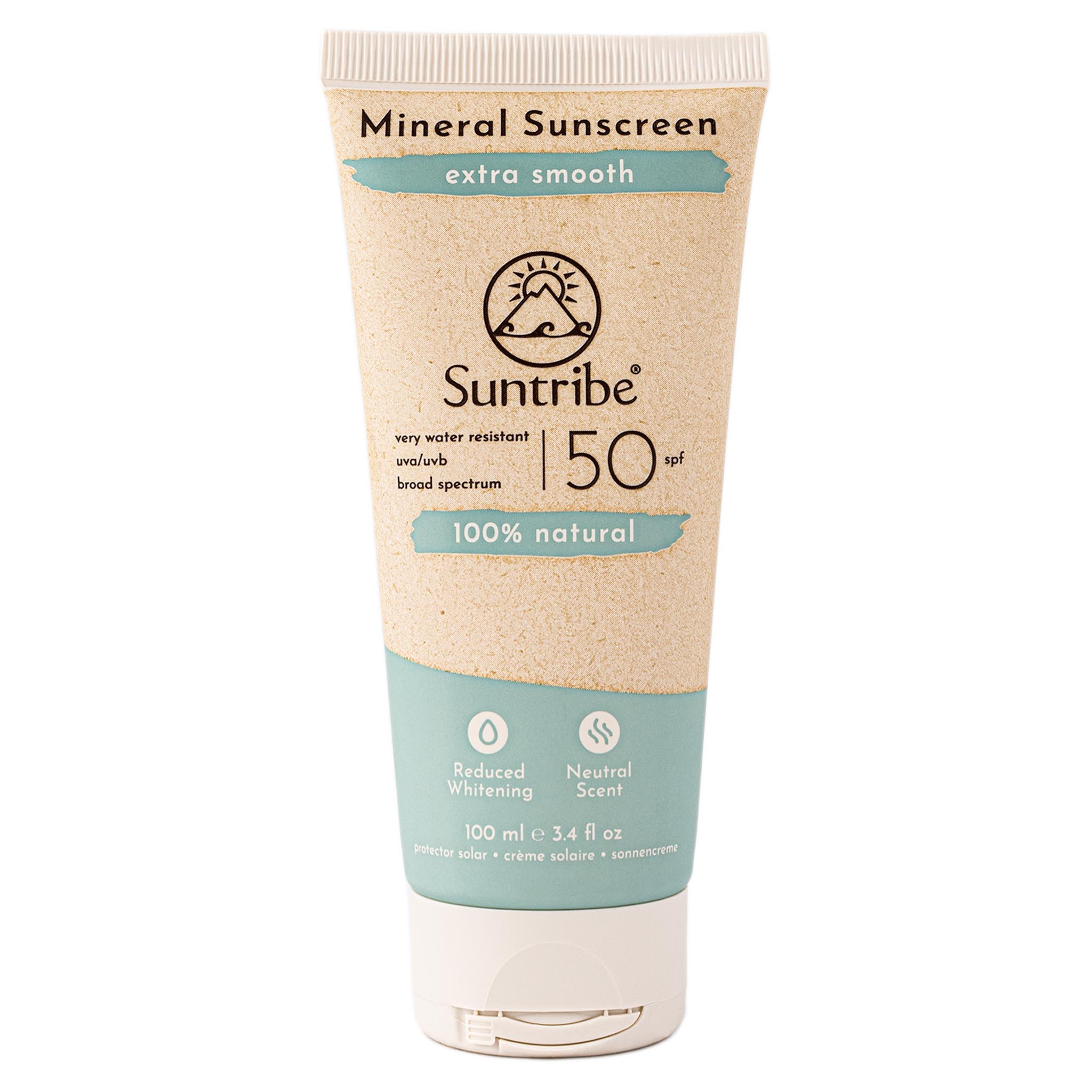 Suntribe Active Natural Mineral Sunscreen SPF 50 (100 ml)