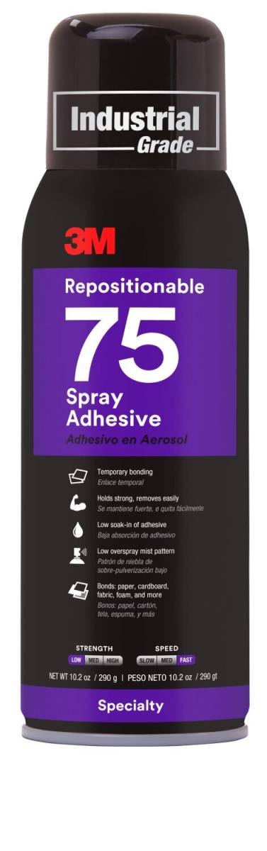 3M Scotch-Weld SW75 Spray Adhesive, colorless, 500ml 3M Scotch-Weld SW75 Spray Adhesive, colorless, 500ml