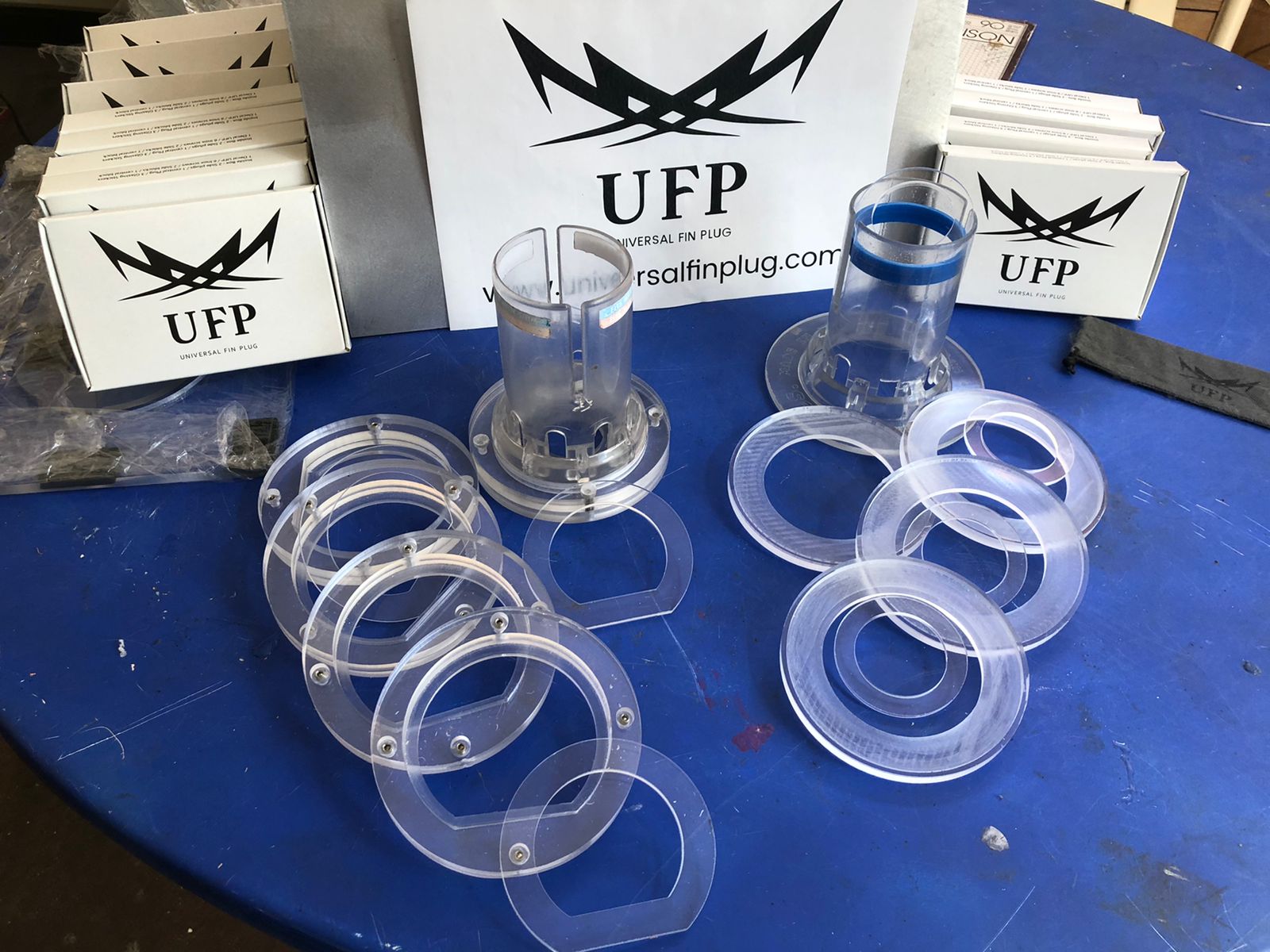 UFP installation kit with jig and adapter for leash plug kit