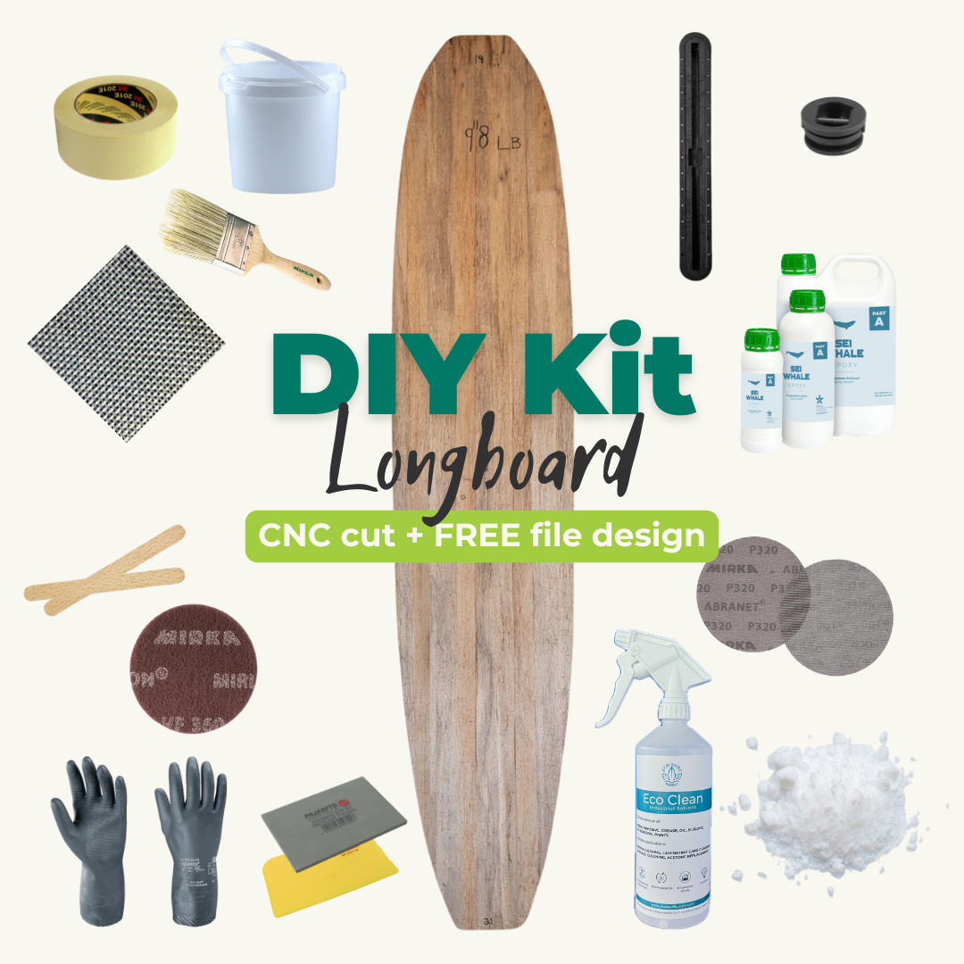 CNC DIY Agave Surfboard Starter Kit Longboard 9'8 – Everything You Need to Shape Your Own Board