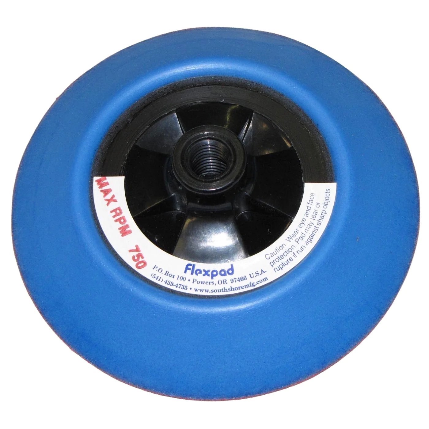 SOFTIE 6"/152mm Sanding Pad - 14mm Hub Velcro Hook Face