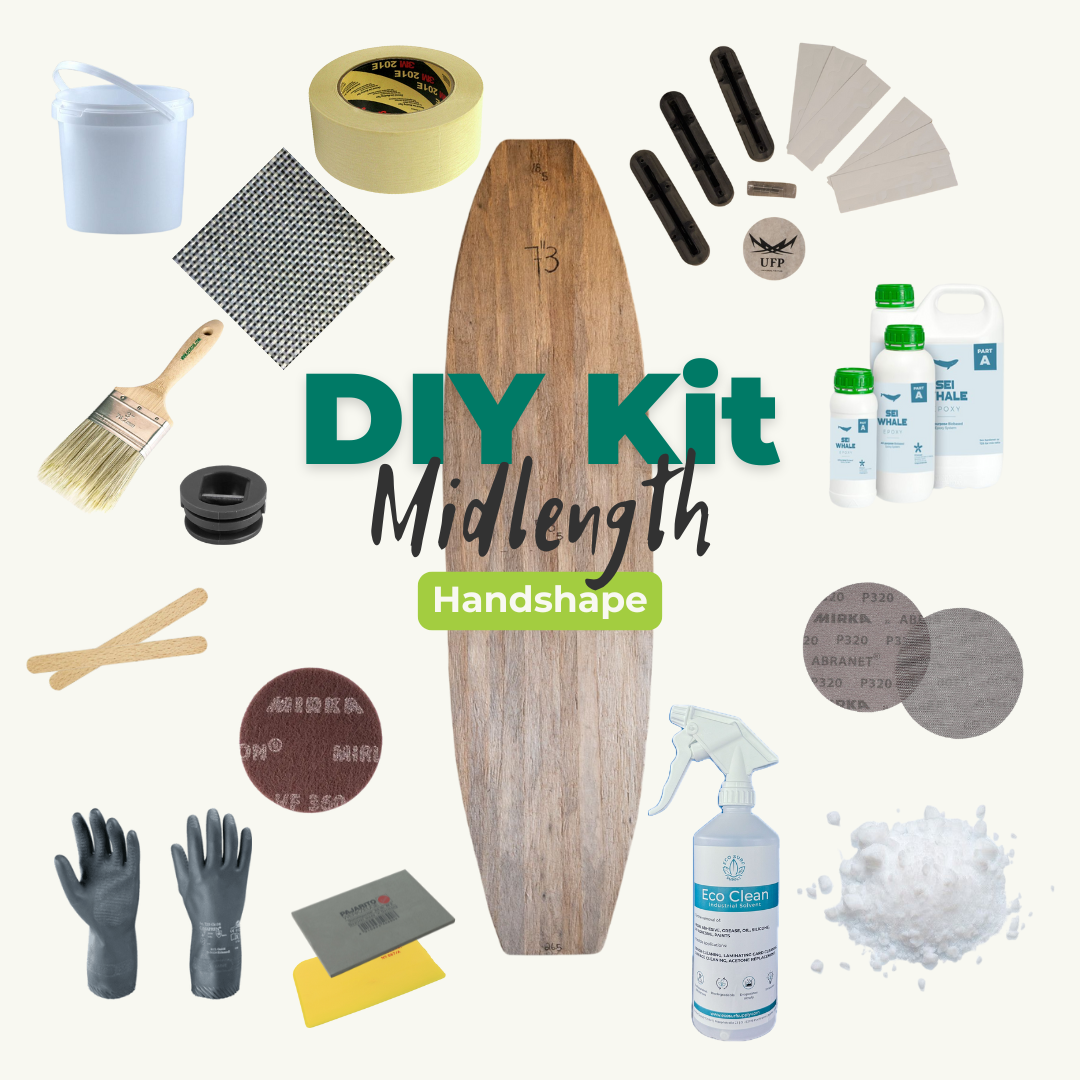 Handshape DIY Agave Surfboard Starter Kit Midlength 7'3 – Everything You Need to Shape Your Own Board