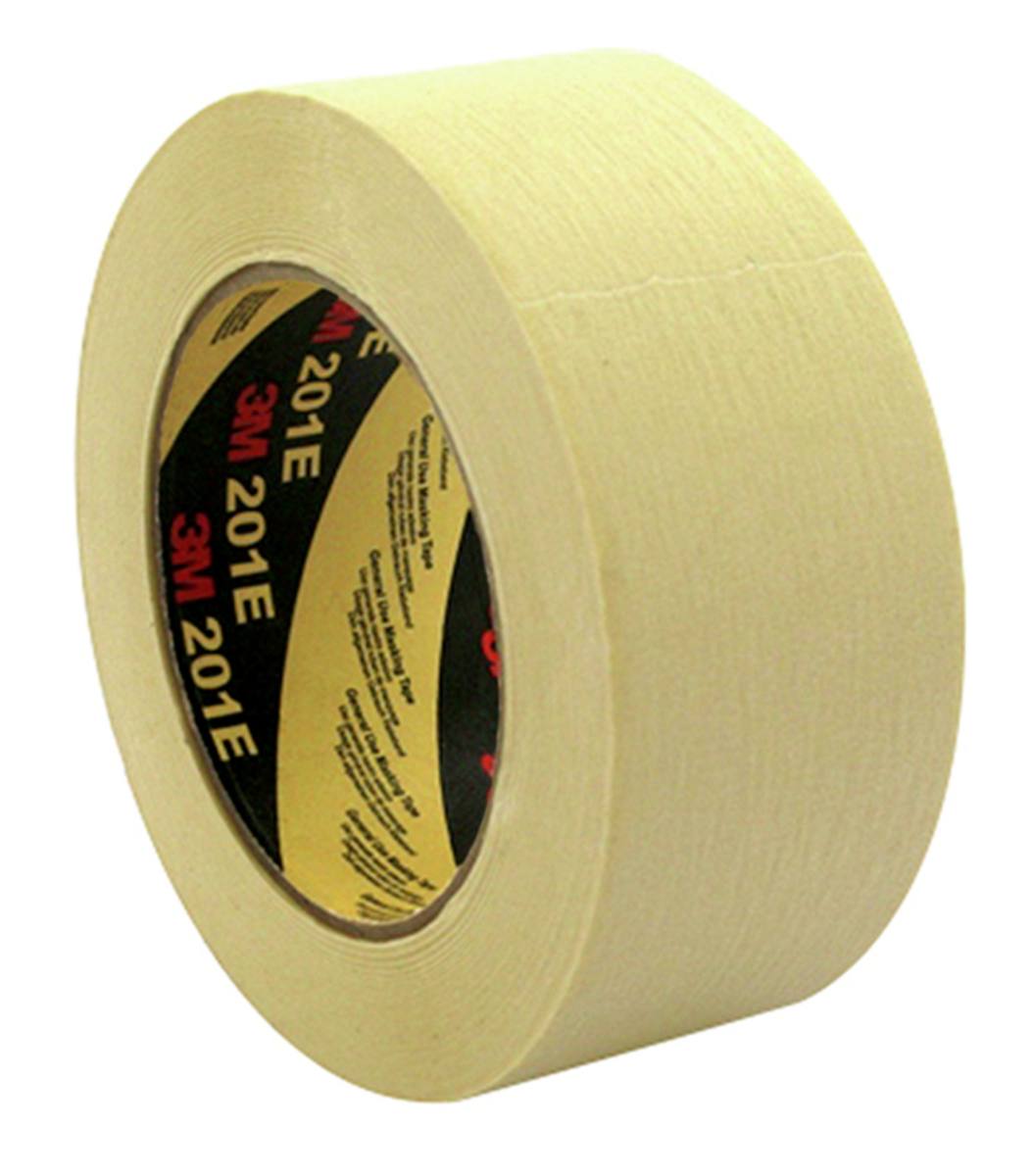 3M 12mm Masking Tape 201E, beige, stretch factor 5% 3M 12mm Masking Tape 201E, beige, stretch factor 5%